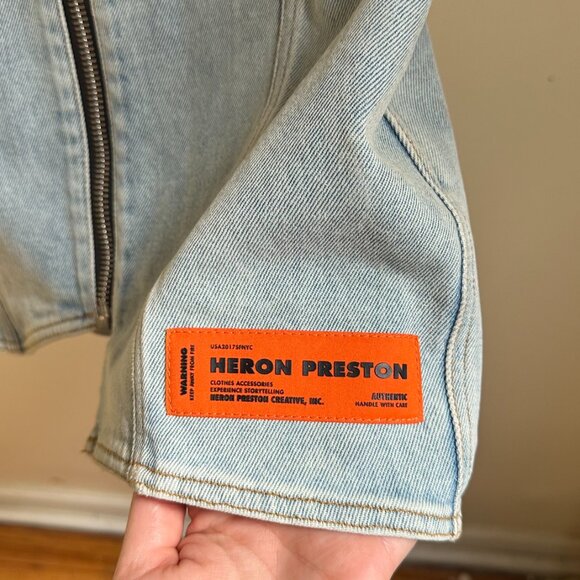 HERON PRESTON ASYMMETRICAL DENIM DRESS - One of a kind! - Picture 4 of 7